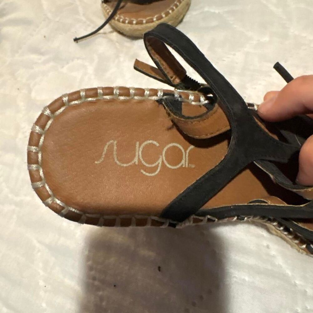 Sugar Women's Black Sandals - Picture 1 of 5